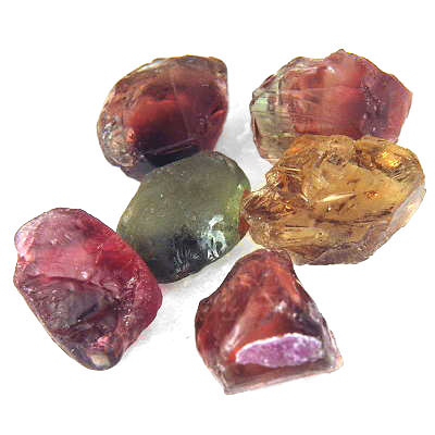 Clean Multi Color Tourmaline Facet Rough 47.71ct  Litnon.com