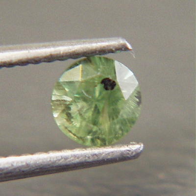Rare Chromite Inclusion Russian Demantoid Garnet  Litnon.com
