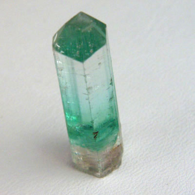 Bi Color Achroite Crystal Afghan Tourmaline 19.84 ct  Litnon.com