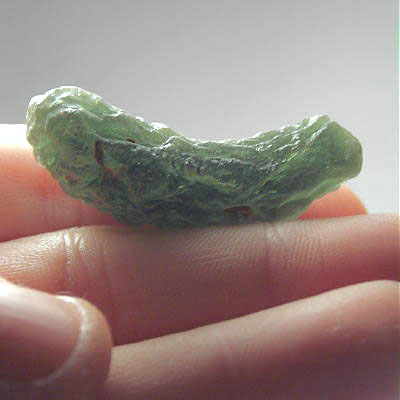 Czech - Bohemian Moldavite Facet Rough - Specimen  Litnon.com