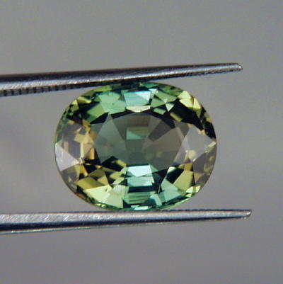 Dichroic Blue Green and Gold Tourmaline Tanzania 4.02 ct  Litnon.com