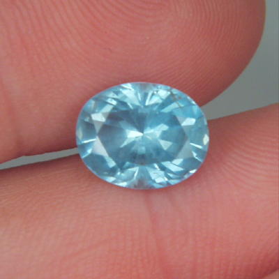 Strong Blue Rare Color Aquamarine Afghanistan 3.69 ct  Litnon.com