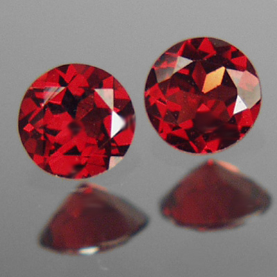 Matched Pair Top Quality Orissa Garnets Litnon.com