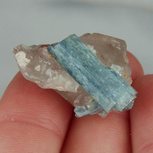 Blue Aquamarine Crystals Quartz Specimen Namibia  Litnon.com