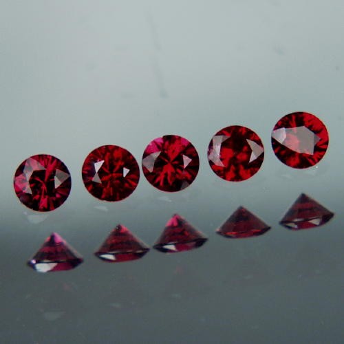 Rare Arizona Chrome Pyrope Ant Hill Garnets 6 pcs 4mm Rounds  Litnon.com