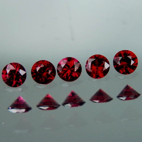 Rare Arizona Chrome Pyrope Ant Hill Garnets 6 pcs 4mm Rounds  Litnon.com