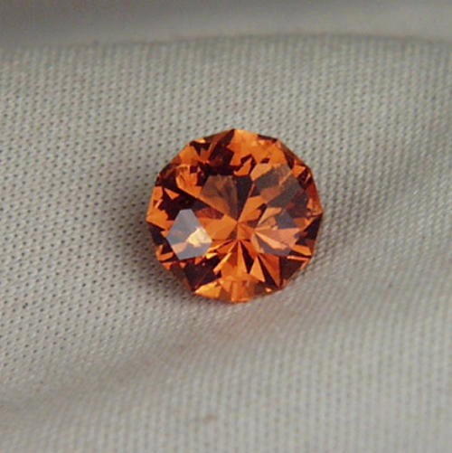 USA Cut Rare Golden Orange Afghan Grossular Garnet  Litnon.com