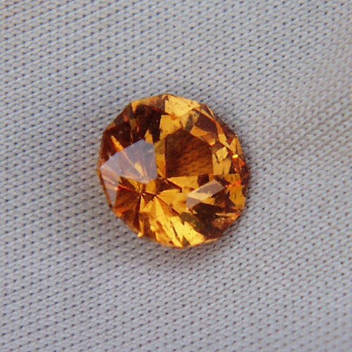 USA Cut Rare Golden Orange Afghan Grossular Garnet  Litnon.com