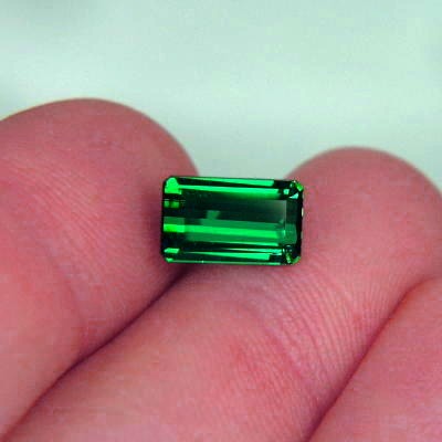 Color Old Stock Fine Green Brazil Tourmaline 3.19ct GL Litnon.com