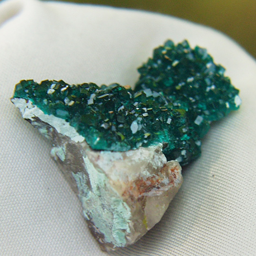 NR Top Color Blue Green Tsumeb Dioptase Specimen  Litnon.com