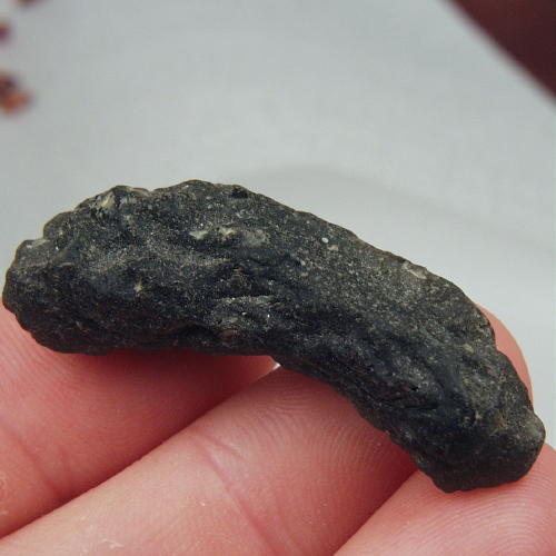 Rare Shape Besednice Czech Moldavite Rod Specimen  Litnon.com
