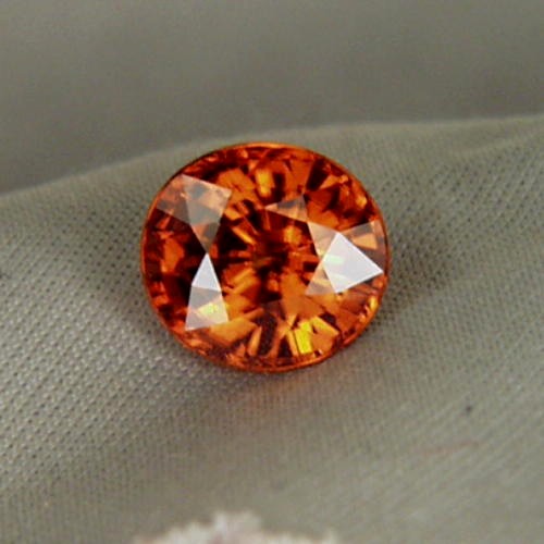 Special Gem Rare Mozambique Rich Orange Natural Zircon Litnon.com