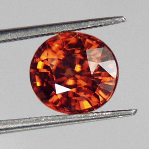 Special Gem Rare Mozambique Rich Orange Natural Zircon Litnon.com