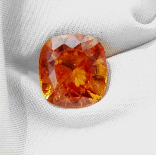 Huge Mandarin Orange Grossular Garnet 12.08 ct  Litnon.com