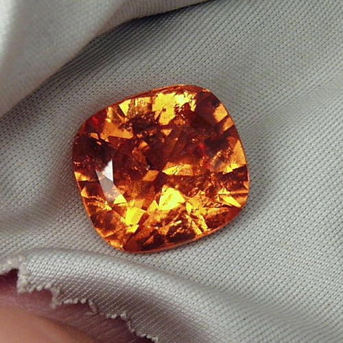 Huge Mandarin Orange Grossular Garnet 12.08 ct  Litnon.com