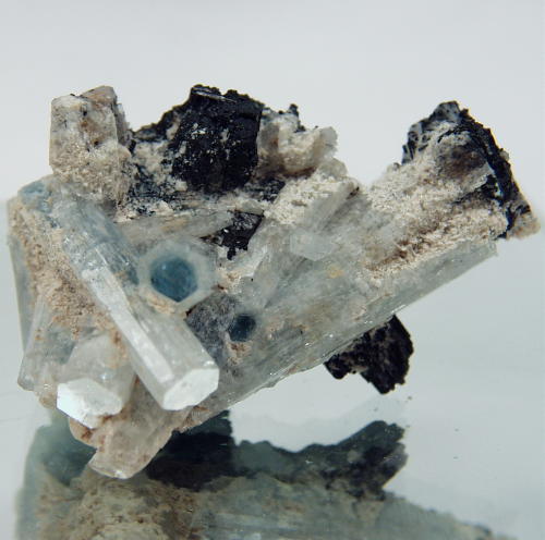  Aquamarine Schorl Tourmaline Specimen Namibia  Litnon.com