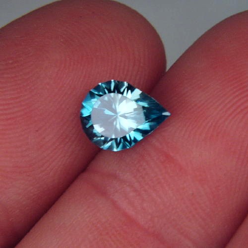 USA Cut Gem Cambodian Blue Zircon 2.43 ct  Litnon.com