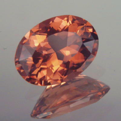 Top Cut Beautiful Peach Orange Color Tourmaline 9.44 ct  Litnon.com