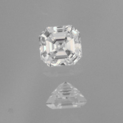 H Color VS2 Rare Asscher Cut Diamond 0.50 ct  Litnon.com