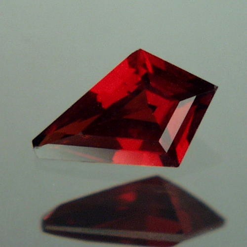 Fancy Cut Red Fire Crimson Color Umba River Garnet  Litnon.com