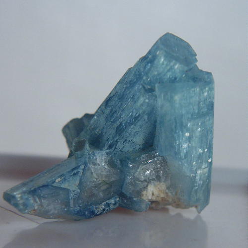 Rich Blue Aquamarine Crystal Specimen Namibia  Litnon.com