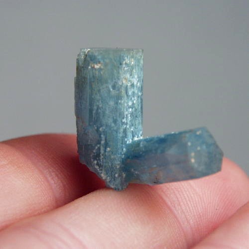 Blue Aquamarine Twinned Crystal Specimen Namibia  Litnon.com