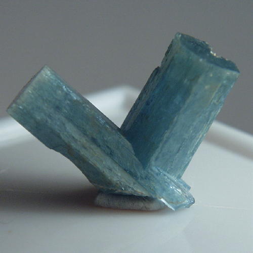  Blue Aquamarine Twinned Crystal Specimen Namibia  Litnon.com