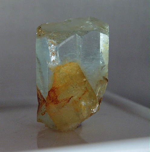 Terminated Aquamarine Beryl Crystal Specimen Pakistan GL Litnon.com