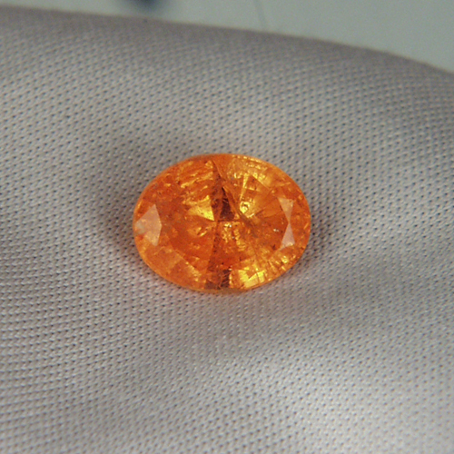 Bright Color True Mandarin Orange Spessartite Garnet GL Litnon.com