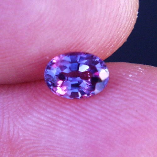 Ultra Rare Hot Pink To Blue Color Change Sapphire Litnon.com