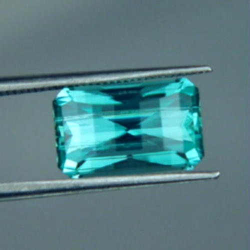  Neon Blue Color Top Cut Oyo Tourmaline 3.27 ct  Litnon.com