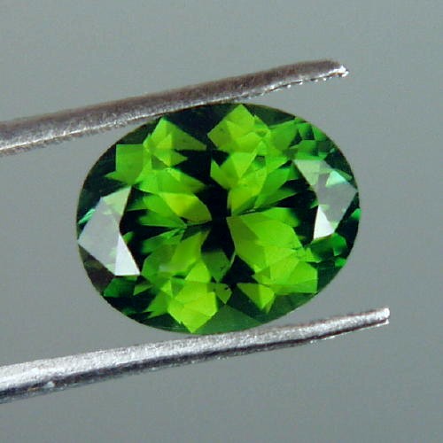 Top Cut Forest Green Tourmaline Afghanistan  Litnon.com