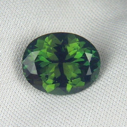 Top Cut Forest Green Tourmaline Afghanistan  Litnon.com