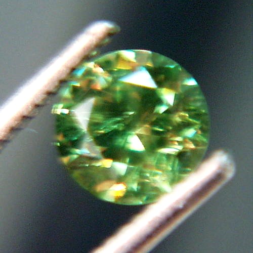 Brilliant Top Gem Old Mine Russian Demantoid Garnet  Litnon.com