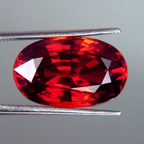  Color and Fire Big Red Spessartite Garnet 8.06ct GLIX Litnon.com