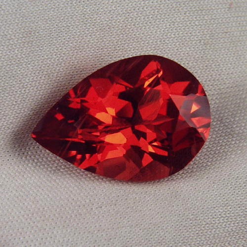 $NR$ Big and Bright Gem Red Orange Andesine 6.40 ct  Litnon.com