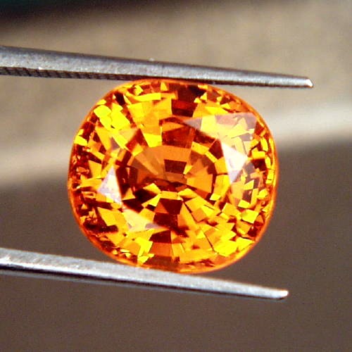Color and Fire Certified Gem Orange Mandarin Garnet 6.62 Litnon.com