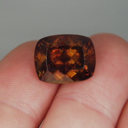 Big Cushion Cut Rare Spanish Sphalerite 18.76 ct  Litnon.com