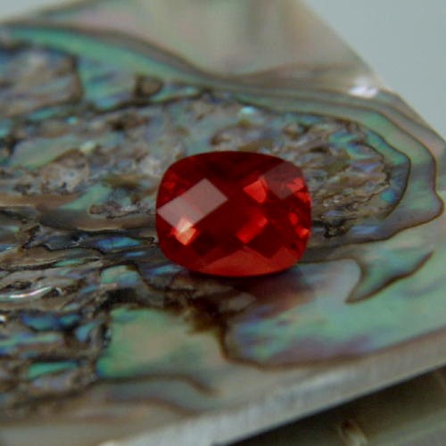 Antique Cushion Cut Gem Red Congo Andesine 2.89ct  Litnon.com