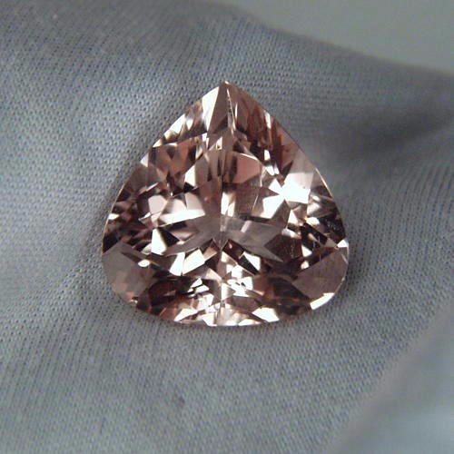 Peach Pink Brilliant Madagascar Morganite 10.68 ct  Litnon.com