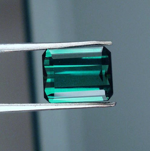 Color Old Stock Blue Green Brazil Tourmaline 4.35ct  Litnon.com