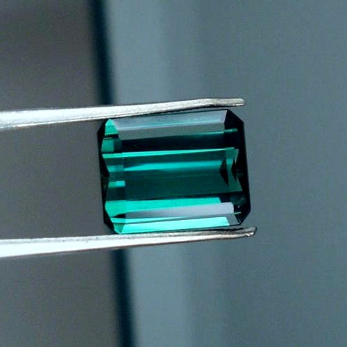 Color Old Stock Blue Green Brazil Tourmaline 4.35ct  Litnon.com