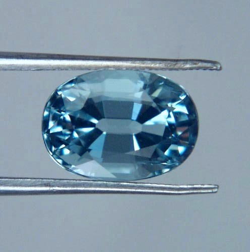 Quality High Color Blue Aquamarine Nigeria 3.57ct  Litnon.com