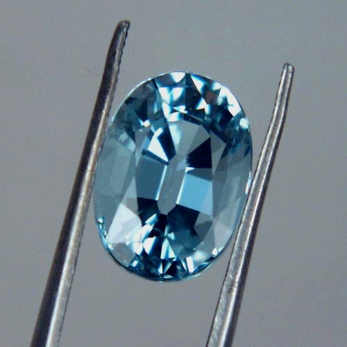 Quality High Color Blue Aquamarine Nigeria 3.57ct  Litnon.com