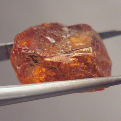 Rare Quality Mandarin? Garnet Facet Rough Afghanistan? 8.47 ct  Litnon.com