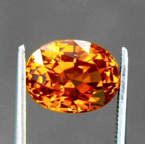 Color and Fire Gem Orange Mandarin Spessartite Garnet 6.75ct  Litnon.com