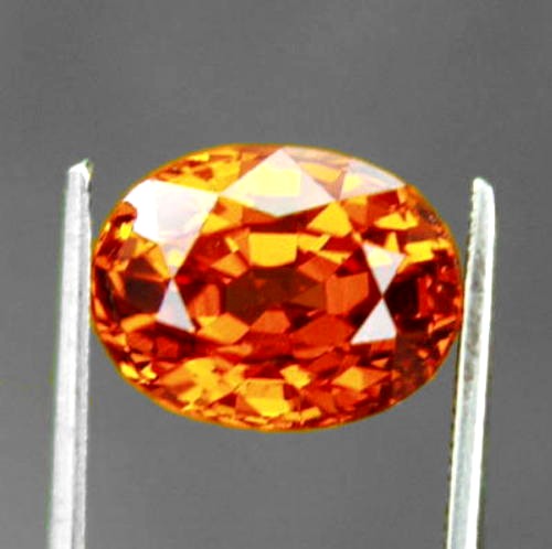 Color and Fire Gem Orange Mandarin Spessartite Garnet 6.75ct  Litnon.com