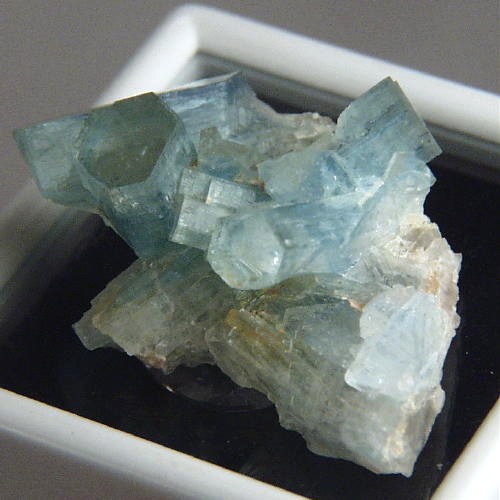 Blue Terminated Aquamarine Beryl Crystals Namibia  Litnon.com