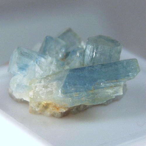 Blue Terminated Aquamarine Beryl Crystals Namibia  Litnon.com