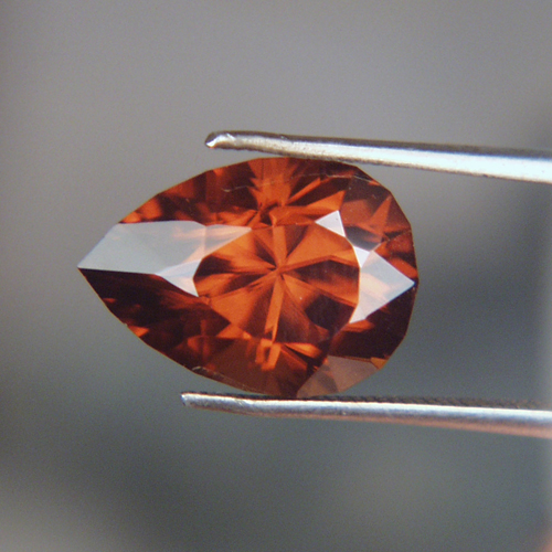Special Gem Rare Mozambique Rich Orange Natural Zircon Litnon.com